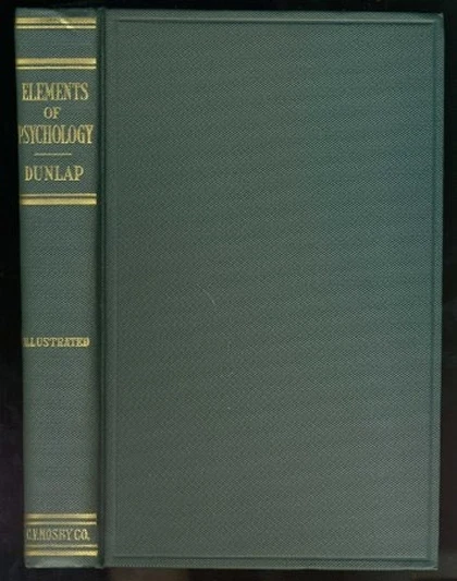 Knight DUNLAP Elements of Psychology 1936. First edition  - Image 1 of 1