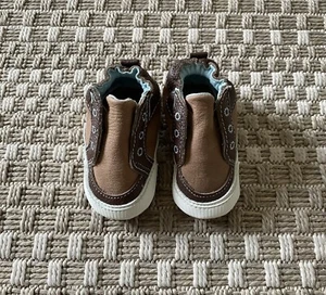 Neu ROBEEZ Leder weiche Sohlen Booties Baby Schuhe Turnschuhe 0-6 Monate - Bild 1 von 8