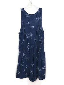 Urban Outfitters Silence + Noise Romper Blue Large Sleeveless Blouson Relaxed - Picture 1 of 3