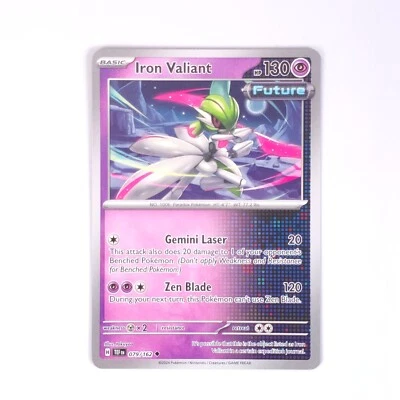 Iron Valiant 079/162 Pokemon SV05: Temporal Forces Uncommon NM - Image 1 of 2
