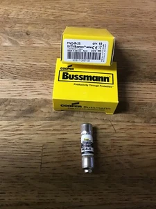 1 New Bussmann FNQ-R-25 Class CC 25 Amp Fuse 600 Volt Tron NEW LOOK - Picture 1 of 1