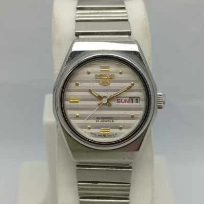 Reloj Mujer Seiko 5 Automático 2919-0040 Vintage Día/Fecha Foto 1 de 4