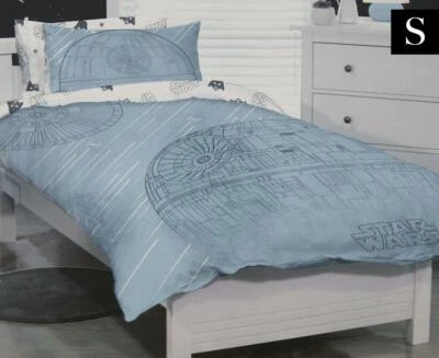 NEW Licensed DISNEY STAR WARS SINGLE Bed Quilt Cover Set COTTON Rich - Blue - Image 1 of 4