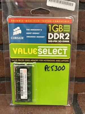 Corsair DDR2 5300 1GB 667Mhz SODIMM - Image 1 of 4