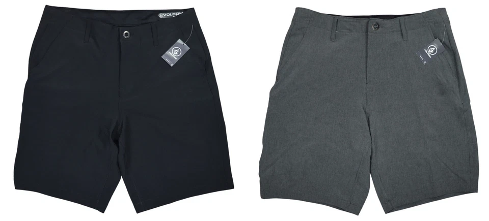 Volcom Kerosene Hybrid Surf & Turf 4-Way Stretch Solid Color Men's Shorts NWT - Image 1 of 1