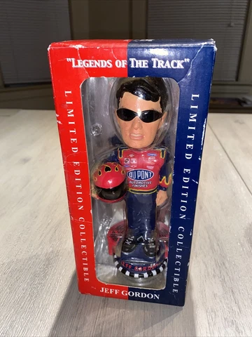 Jeff Gordon NASCAR Bobblehead Forever Collectible Legends of the Track - Du Pont Cover