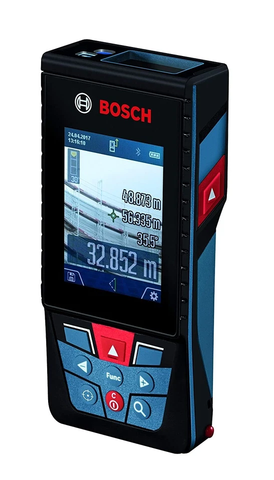 Bosch GLM 150C PVC Laser Distance Meter with Inbuilt Camera Express Delivery - Image 1 of 4
