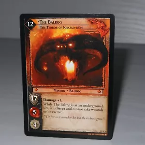 El Señor de los Anillos TCG 12R79 El Balrog (El Terror de Khazad-Dum) 12R80 Látigo - Imagen 1 de 8