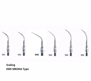 6 Stück Dental Ultraschall Scaler Scaling Tips Sirona GS1 GS2 GS3 GS4 GS5 GS6 - Bild 1 von 8