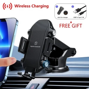 Car Phone Holder Universal Mount Mobile iPhone Windscreen Dashboard or Air Vent - Picture 1 of 5