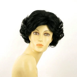 short wig for women curly black ref MATHILDE 1B PERUK - Imagen 1 de 8