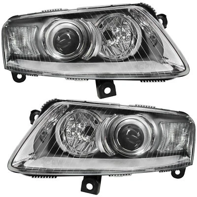 Bi-Xenon Scheinwerfer Set Satz für Audi A6 4F Bj. 04-08 D2S mit Tagfahrlicht - Bild 1 von 4
