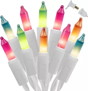 Easter String Lights, Christmas Lights, 100 Count 20 FT White Wire Mini Pastel F - Picture 1 of 8