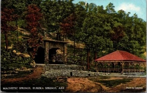 MAGNETIC SPRINGS Eureka Springs, ARKANSAS AR c1938 Postcard - Picture 1 of 2