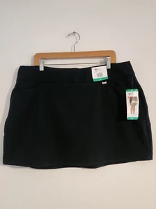 Damen Greg Norman schwarz Skort/Rock Golf Tennis Pickleball Gr. XL neu mit Etikett - Bild 1 von 13