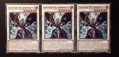 Yu-Gi-Oh! 3x Sagenhafter Andwraith, MP22-DE024, Common, 1. Auflage, Deutsch, NM - Bild 1 von 4