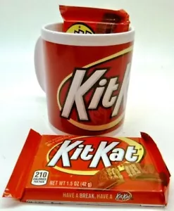 Kit Kat Candy Bar Promo Tazza Caffè, Kit Tazza Tazza Logo Kat - Foto 1 di 5