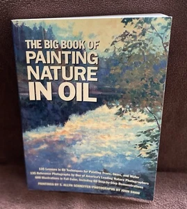 Pre Owned VTG First Printing The Big Book Of Painting Nature In Oil Book 1991 - Picture 1 of 5