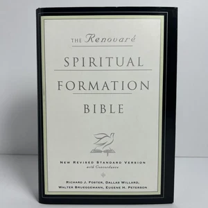 The Renovare Spiritual Formation Bible w/ Concordance NRSV 2005 Harper Hardcover - Picture 1 of 14