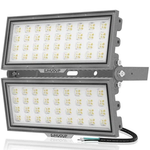 200W LED Flutlicht Außen, 26000Lumen 6500K Superhelle Stadionleuchten, Su... - Bild 1 von 6