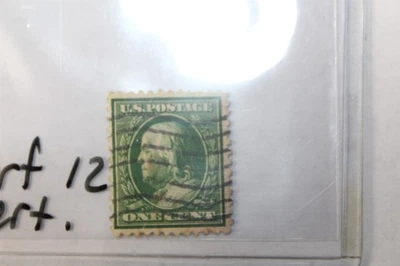 Stamp 1910-11 U.S. Postage   One Cent Franklin Scott #387 Cancelled - Image 1 of 4