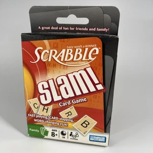 Parker Brothers Scrabble Slam Card Game (55 cards + rules) Word Game: SEALED NEW - Picture 1 of 24