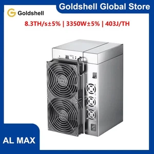 Goldshell AL MAX Crypto Miner Potente 8.3Th/s 3350W Potencia para Monedas ALPH Aleph - Imagen 1 de 6