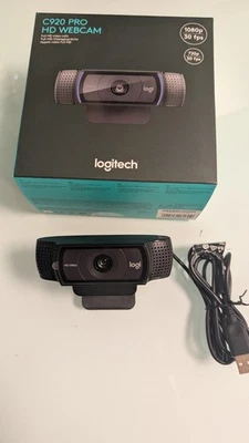 Logitech C920 Pro Full HD 1080p/30fps Video Calling - Clear Stereo Audio - Image 1 of 4