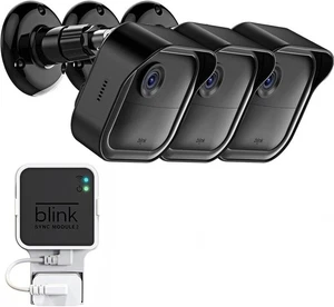Blink Outdoor 4th Gen Security Camera Weatherproof 360° Adjustable Mount 3-Pack - Picture 1 of 5
