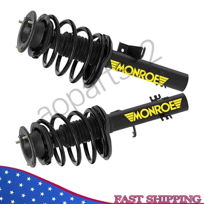 Monroe Front Complete Struts & Coil Springs Fits 2004 2005 2006 2007 2008 BMW X3 - Image 1 of 4