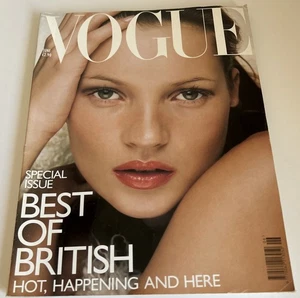 VOGUE Magazine 1998 June  Kate Moss cover Special Issue - Bild 1 von 5