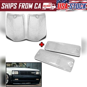 Corner Lamp Bumper Light Clear Lens For Mazda B2000 B2200 B2600 1985-1998 Pickup - Picture 1 of 10