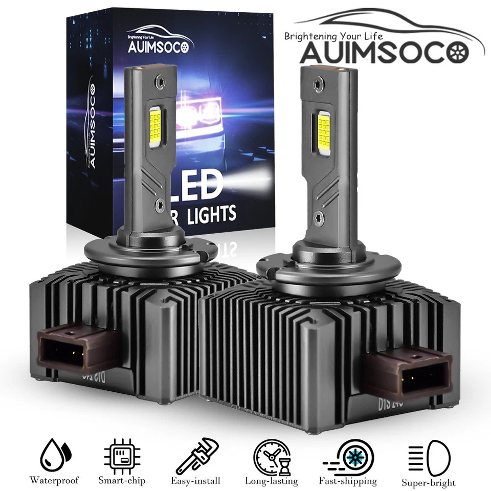 Kits de faros LED D1R D1S D1C de alta potencia 200 W para Mercedes-Benz SLK300 2016 Foto 1 de 4