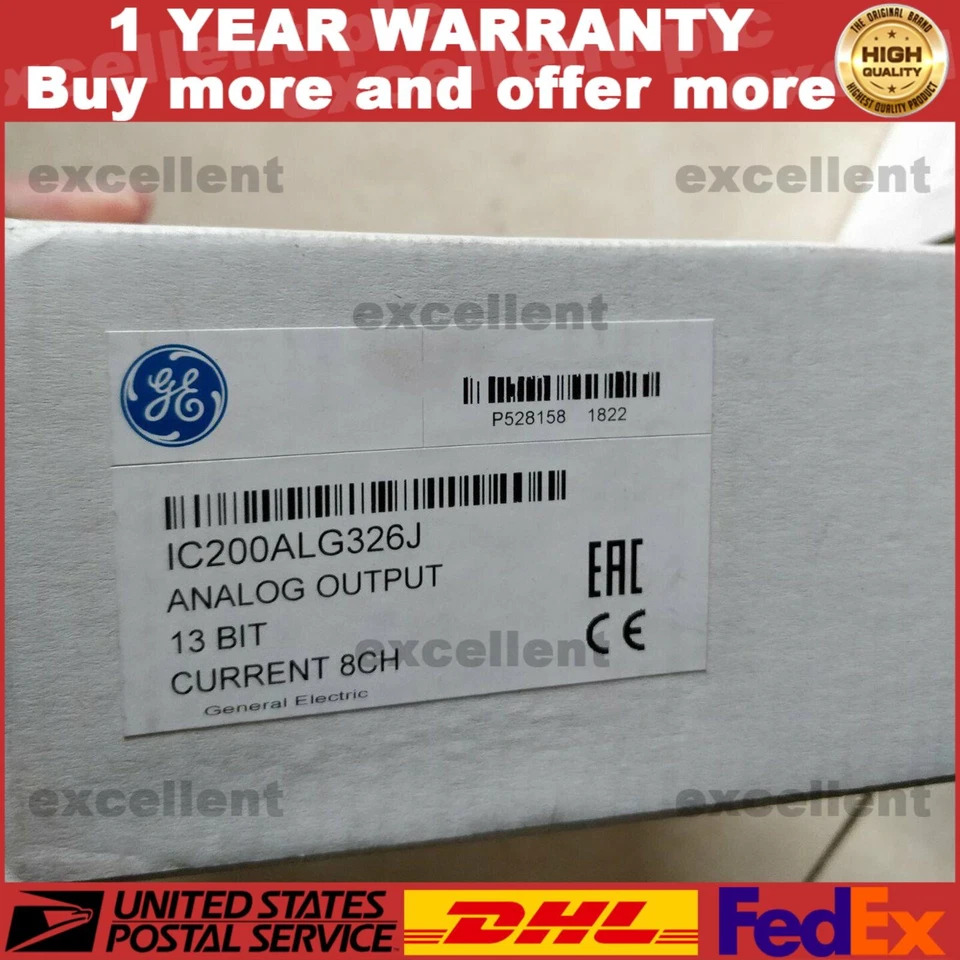 For GE Fanuc IC200ALG326J New Analog Output Module Free Shipping - Image 1 of 3