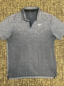 Nike Polo Shirt Mens M Blue Vapor Dri Fit ADV Golf fits like a small clean!! - Picture 1 of 16