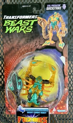 Transformers Beast Wars Fuzor Quickstrike 1997 Kenner complete w/card - Image 1 of 2