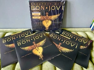 ★ BON JOVI Greatest Hits 4-LP US 2010 ULTRA LIMITED EDITION 180g SHRINK WRAP ★ - Picture 1 of 24