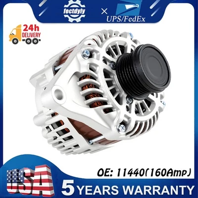 Alternator For Dodge Journey L4 2.4L 160Amp 11440 2009 2010 2011 2012 2013-2020 Foto 1 de 4