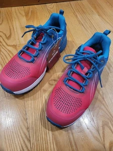 Wolverine Women Dash Compo Toe Waterpf Athletic Work Shoe Watermelon/Blue Sz 9 M - Picture 1 of 8