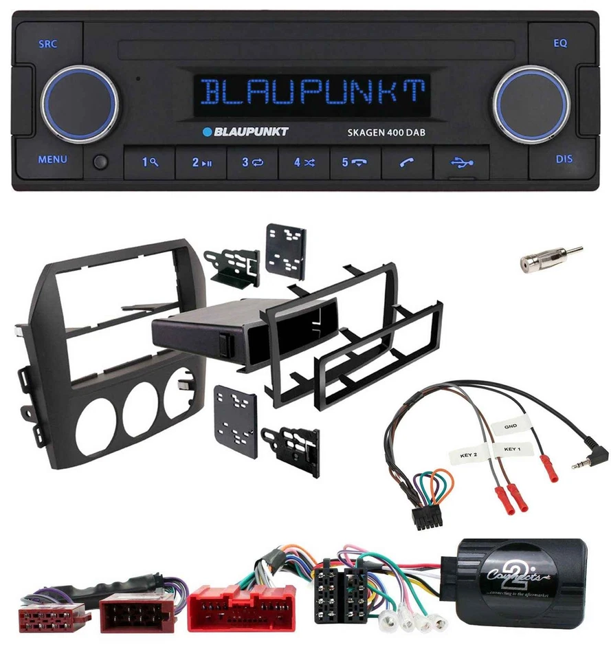 Blaupunkt DAB USB Bluetooth Lenkrad Autoradio für Mazda MX 5 NC 2005-2008 aktiv - Bild 1 von 4