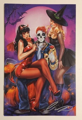 Archie Halloween Spectacular #1 (2021) NM NYCC Virgin Variant Signed Chatzoudis - Image 1 of 2