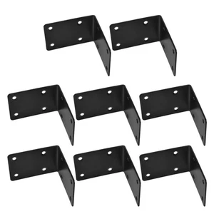 8 Stück erhöhte Garten-Eckwinkel – 2,75 x 2,75 Zoll, schwarze L-förmige - Bild 1 von 12