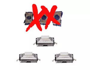 Juego de 3 Micro Interruptores para Rover 75 MG Llavero H 2.5mm L 6mm W 3.8mm - Imagen 1 de 1