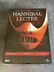 HANNIBAL LECTER LA TRILOGIE COFFRET 3 DVD VERSION FRANÇAISE ANTHONY HOPKINS - Picture 1 of 4