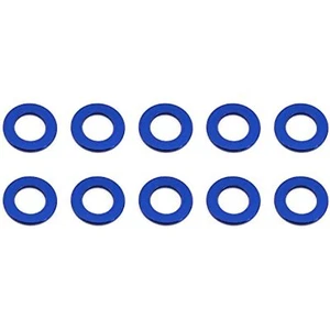 Team Associated Ballstud Washers, 5.5x0.5mm, Blue Aluminum (10), ASC31381 - Picture 1 of 1
