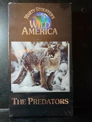 Marty Stouffer's Wild America The Predators VHS 1994 Factory Sealed Vintage - Image 1 of 4