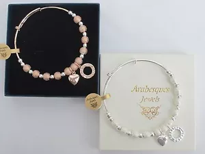 HERMOSAS JOYAS ARABESCAS BRAZALETE/BRAZALETE CON CUENTAS MI ESTERLINA MILANO P/L - Imagen 1 de 4