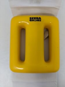 Scuba Choice yellow Vinyl Coated Lead Diving Weight 2lbs New Open Box
