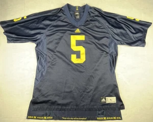 Adidas Team Performance Mens XL Sewn Michigan Wolverines 5 NCAA Football Jersey - Picture 1 of 9