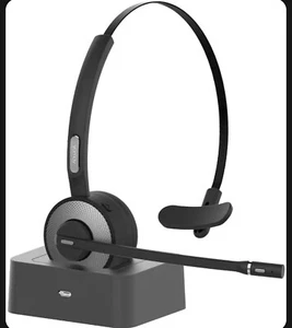 Bluetooth Headset, YAMAY Wireless Headset with Microphone Noise Cancelling Mic - Picture 1 of 10